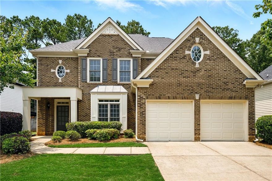 Welcome to this beautifully inviting home, located in one of Alpharetta’s most desirable yet rarely available neighborhoods. Enjoy quick access to GA-400, and you're just minutes away from Avalon, Halcyon, North Point Mall, and many other popular destinations. Located in a top-rated school district featuring award-winning Chattahoochee High and Alpharetta High, this home offers both convenience and excellence in education. Step inside to a uniquely designed circular foyer that opens into a spacious, free-flowing floor plan. The main level impresses with its soaring ceilings, which create a bright, open, and airy feel. The Primary Suite is conveniently located on the main floor for ease and privacy. A versatile flex space on the main floor can be used as a home office, study, or even a fifth bedroom. The kitchen features brand-new granite countertops, a new sink and faucet, and solid wood cabinetry. A breakfast bar seamlessly extends from the granite, adjoining the full daylight eat-in kitchen, perfect for casual meals and morning routines.
Upstairs, you'll find three generously sized bedrooms, a bonus room, and a large unfinished space—ready to be customized to suit your needs. Recently painted throughout, including the garage, the home boasts a trendy, neutral color palette and modern light fixtures. Some kitchen appliances have also been recently updated. Move-in ready, this home effortlessly blends elegance, comfort, and practicality. Don't miss this opportunity to own a move-in-ready property that checks all the boxes and more!