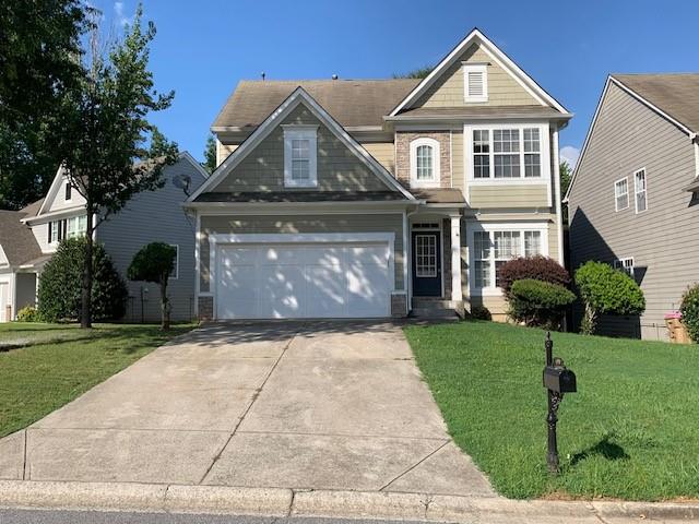 Gorgeous newly updated designer showcase home in the Award-Winning Lambert High School district! Bright open floor plan, master on main w/huge closet; 2 story home w/full daylight basement and large patio in beautiful level backyard at CUL-DE-SAC lot!! The house features a newly updated kitchen and bathrooms with quartz tops and modern finishes white cabinet, newly painted interior, new carpet upstairs and new LVP on main. Kitchen has built-in microwave, dishwasher, pantry, and breakfast area, and open to 2 story fireside great room w/ gas fireplace and spacious formal dining room. Large loft area upstairs for media rm/play rm/office, and 3 additional bedroom and full bath. With convenient location, this house is right in the middle of the most sought-after neighborhood in the fabulous south Forsyth area near Avenue, 400 exit 13, shopping, recreation centers and more.