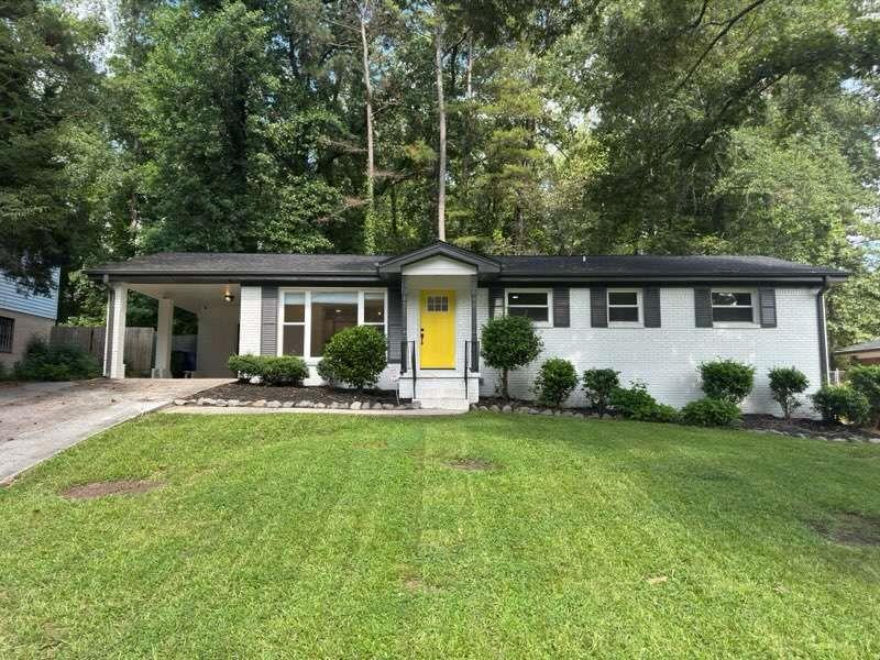 **** BACK ON THE MARKET **** Welcome to a beautiful fully renovated all-brick gem nestled in one of Atlanta's cozy neighborhoods! All Electric. This 3-bedroom, 2-bath home blends modern upgrades with charm, offering an combination of comfort, style, and location. This home includes a brand-new upgraded kitchen with granite countertops, new cabinetry, and stainless steel appliances. Major updates have already been done for you, including a new roof, new HVAC system, and plumbing throughout - everything you need for a move-in-ready experience! Featuring an open floor plan designed for today's lifestyle - perfect for both everyday living and entertaining. The three bedrooms offer comfortable retreats, while the two bathrooms have been updated with contemporary fixtures and finishes. The private backyard - accessible from the kitchen via a patio door - provides a quaint outdoor space. Location is everything, and this home delivers! Conveniently located minutes from I-285, you'll have quick access to major Atlanta destinations. You're just moments away from Camp Creek Marketplace, Publix, Target, LA Fitness, and a wide variety of popular eateries. Enjoy live entertainment just around the corner at Wolf Creek Amphitheater, and when it's time to travel, you're only a short drive from Hartsfield-Jackson Atlanta International Airport. This fully renovated home is ready to welcome you - schedule your private tour today!