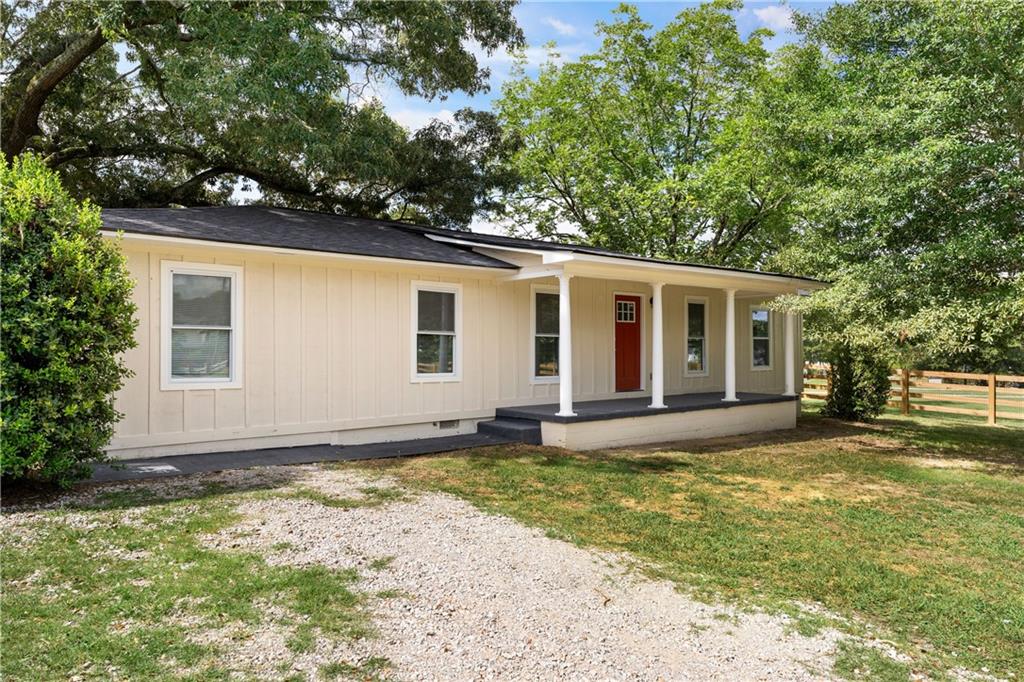 THIS is the one you’ve been waiting for! Fully renovated 3 bedroom/ 2 bath RANCH home in prime location in Taylorsville, GA. 1500 square feet on a fenced in 1 acre lot. New Roof, HVAC, windows, electrical, quartz countertops, LVP, huge walk in-closets, oversized master, & a back deck!