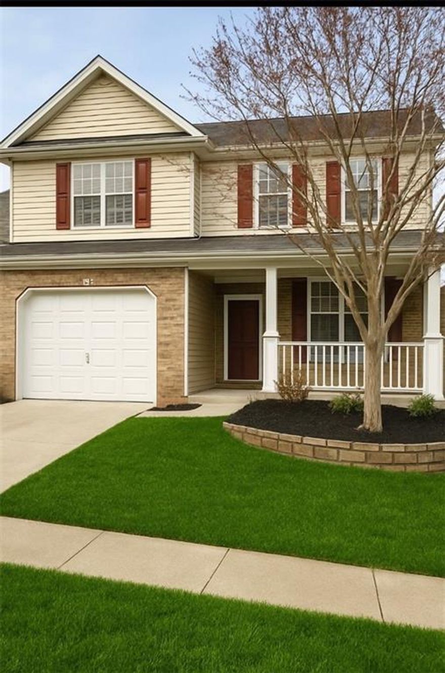 Wonderful townhome in an incredible location! Situated between Downtown Woodstock and Holly Springs with quick access to restaurants, shopping, recreation, outlet mall, events, concerts, and just 1 mile from I-575. Downstairs has large living area, kitchen, dining area, and half bath. Upstairs 2 beds, 2 full baths, laundry, and a large loft area perfect for home office or second living space. Short distance to neighborhood pool, playground, and tennis.