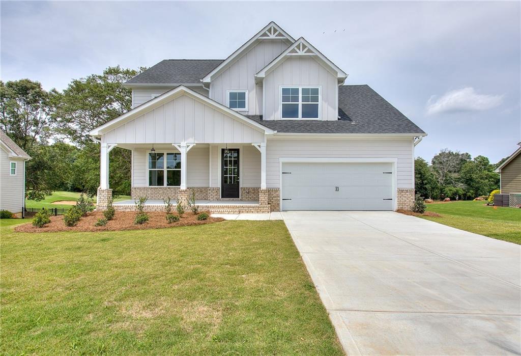 The Fairfield Plan - 2-Story Craftsman-Style Home on Basement with 4 bedrooms & 3.5 baths situated on a 2 Acre Cul-de-sac Homesite. This home welcomes you with a relaxing Rocking Chair Front Porch. As you enter, you will find an Open Concept layout featuring a Gourmet Chef-Inspired kitchen with entertaining island, 42" cabinetry, granite countertops, tiled backsplash, stainless appliances and walk-in pantry. Spacious dining area, family room with fireplace that leads to outside deck area, guest on main, full bath and powder room completes this level. Luxurious upper level Primary Suite with oversized tile shower with dual shower heads and bench, double vanities, and walk-in closet with access to laundry room, two spacious secondary bedrooms and hall bath with double sinks completes the upper level. An extended patio off the unfinished basement overlooks the backyard offering additional space for entertaining family and friends. Jasper County school system. Convenient to Covington, Conyers, McDonough and I-20. 100% Financing available. WOW!! For a Limited Time...**Up to $20K in Flex Cash and a $1K Builder Deposit when Buyer uses a Preferred Lender. *Up to $20 in DPA/Hometown Hero Grants. Call TODAY to schedule a tour. Listing contains actual and file photos.