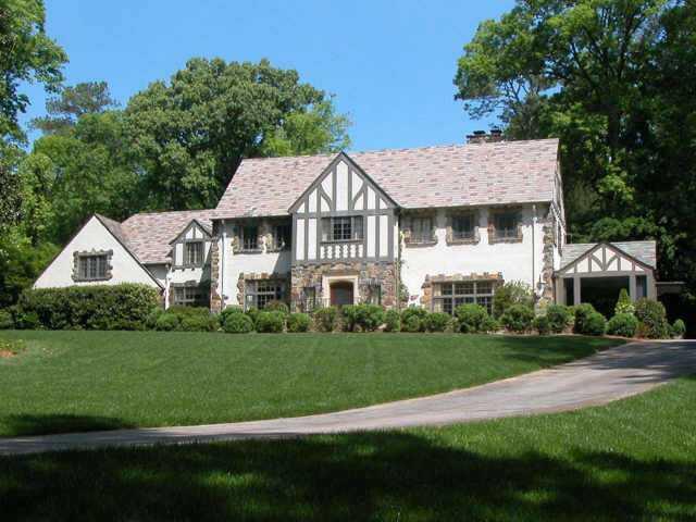 Former George Woodruff Estate designed by Frazier & Bodin. Exquisite millwork & architectural detail. 4BR & 4.5 bath in main house, 2 BR & 1.5 BA in renovated guest house, pool, pool house, approx. 4 acres w/ pond, & wine cellar.