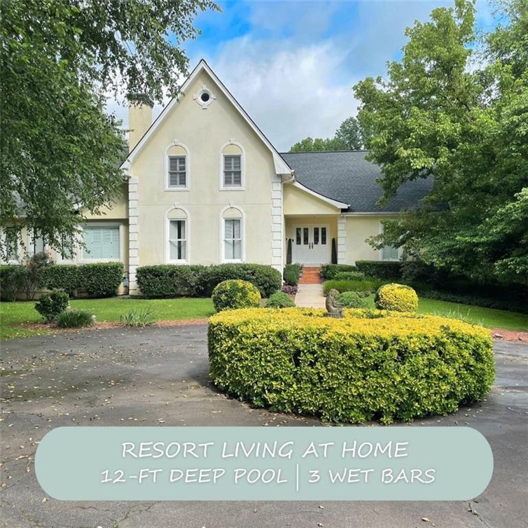 || DRAMATIC 2-STORY MASTER SUITE || || 12-FT DEEP INGROUND POOL || || PRIVATE 1.9 ACRE LOT || || PROFESSIONALLY LANDSCAPED || || MODERN KITCHEN W/ ISLAND, WALK-IN PANTRY & STONE COUNTERS || || FULL FINISHED BASEMENT || || HARDWOOD FLOORS || || NON-MANDATORY HOA W/ LOW DUES & NO RENT RESTRICTIONS ||
** What You'll See **
From the moment you arrive, you’ll take in the beauty of a PROFESSIONALLY LANDSCAPED lawn that stretches across 1.9 PRIVATE ACRES of lush greenery. Step inside to SOARING and VAULTED CEILINGS, gleaming HARDWOOD FLOORS, and an OPEN FLOOR PLAN filled with natural light. The DRAMATIC TWO-STORY MASTER BEDROOM commands attention, while the MODERN KITCHEN impresses with sleek STONE COUNTERS, a large ISLAND, and WALK-IN PANTRY. Venture out to the SECLUDED POOL surrounded by GARDENS and you'll feel like you're in your own resort.
** What You'll Hear **
Enjoy the peaceful ambiance of a QUIET NEIGHBORHOOD, where the only soundtrack is the whisper of wind through mature trees and the gentle trickle of water from the pool. In the evening, listen to the soft crackle of the FIREPLACE in your MASTER SUITE. Entertain guests at one of the THREE WET BARS and fill your home with laughter, clinking glasses, and the perfect playlist echoing off the open, airy walls.
** What You'll Feel **
Step into SERENITY. The TRANQUIL atmosphere of this home wraps around you like a warm blanket. Wake up in your spacious master retreat, stretch beneath a canopy of vaulted ceilings, and step into your SPA-LIKE BATH to soak in the WHIRLPOOL TUB. Feel the warmth of sun on your skin beside the 12-FOOT DEEP POOL, and the solid, smooth floors beneath your feet. Every detail—inside and out—has been crafted to make you feel relaxed, refreshed, and right at home.
** What You'll Experience **
Host lively evenings in the FULL FINISHED BASEMENT, toast milestones at the WET BAR, and spread out across expansive indoor and outdoor spaces designed for connection and comfort. With ENERGY STAR APPLIANCES, enjoy efficiency without compromise. Take pride in owning a home with NO RENTAL RESTRICTIONS and a LOW-COST, NON-MANDATORY HOA. Whether you're entertaining a crowd or enjoying a moment of solitude, this home adapts to your lifestyle and evolves with you.