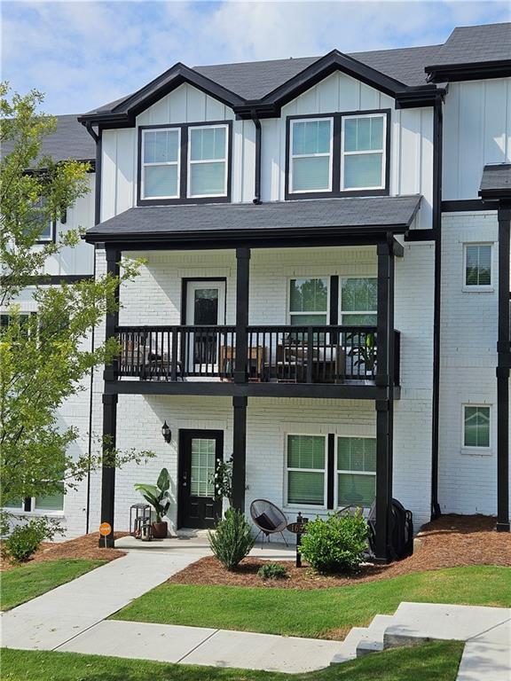Coming Soon - Stunning 4-bed, 3.5-bath three-story townhome in the coveted Terrace at Riverview Landing community. Featuring designer-curated finishes, large kitchen islands, Quartz counters, stainless appliances, hard-surface flooring, and open living areas, this is a MUST SEE! The community is part of a mixed-use development that provides access to restaurants, an open-air amphitheater, and trails along the Chattahoochee River. Professional photos available soon!