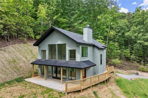 A home in Mineral Bluff