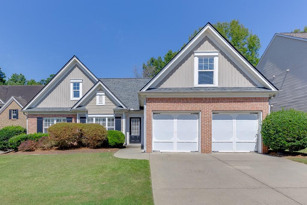 Welcome home to this beautifully maintained ranch-style home located in the Mill Creek Plantation neighborhood. Situated on a quiet cul-de-sac, this 3-bedroom, 2-bath residence offers comfort, functionality, and a thoughtfully designed split bedroom floor plan. Step inside to a bright and welcoming living room featuring abundant natural light and a cozy fireplace, perfect for relaxing evenings. The separate dining room provides the ideal space for gatherings and entertaining. The country kitchen is the heart of the home, boasting warm stained cabinets, a pantry, and a clear view to the family room. Enjoy easy indoor-outdoor living with sliding glass doors that open to a level, backyard perfect for kids, pets, or backyard barbecues. The spacious master suite includes an ensuite bath with double vanities, a separate soaking tub, and a walk-in shower. Two additional bedrooms and a full bath are thoughtfully positioned for privacy. Additional features include a front-facing garage and charming curb appeal. Don't miss your opportunity to make this wonderful home yours!