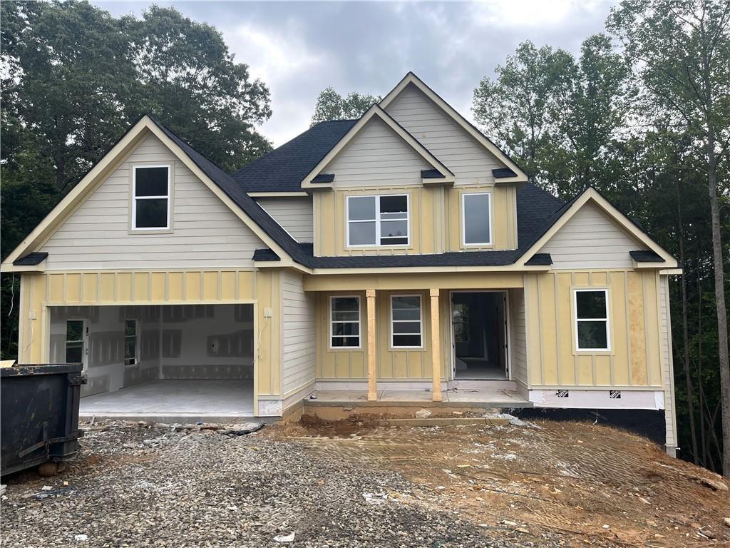 UNDER CONSTRUCTION - Basement Home! Welcome to your new stately home in the desirable Autumn Brook community. This residence will exude an open and airy ambiance, beginning with a grand two-story foyer that welcomes you inside. The spacious feel continues into the vaulted family room, featuring a cozy fireplace that serves as the perfect gathering spot for family and friends. The lovely kitchen, designed for both functionality and style, offers a seamless view into the family room. It boasts a breakfast area and an island with counter seating, perfect for casual meals and entertaining. For more formal occasions, the elegant dining room provides an ideal setting. Upstairs, you will find two generously sized secondary bedrooms, each offering comfort and privacy. An additional full bath serves these bedrooms, ensuring convenience for all. The finished bonus room on this level presents a versatile space that can be transformed into a media or game room, catering to your lifestyle needs. Autumn Brook's prime location adds to the home's appeal, with shopping, restaurants, and a hospital just a short distance away. Easy access to I-575 makes commuting and travel a breeze. Embrace the perfect blend of luxury, comfort, and convenience in this exquisite home.