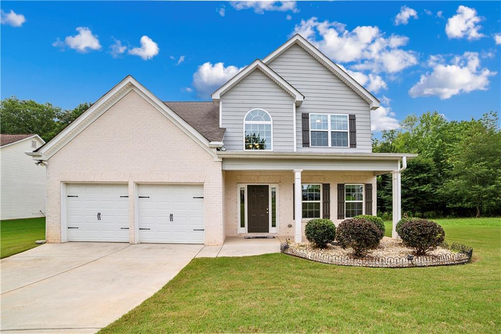 Located in the sought-after community of The Glen at Eagles Landing, this well-appointed 4-bedroom, 2.5-bath residence offers a spacious and functional layout ideal for a variety of lifestyles. Step into a welcoming foyer that opens to a formal dining room and a generous great room, perfect for everyday living and entertaining. The kitchen features granite countertops and ample cabinet space, offering both style and utility. Upstairs, the oversized primary suite includes a private ensuite bathroom and a walk-in closet, providing a comfortable retreat. Additional bedrooms are well-sized, offering flexibility for guest rooms, office space, or hobbies. Situated in a well-maintained subdivision with convenient access to shopping, dining, and major highways, this home combines comfort, location, and value.