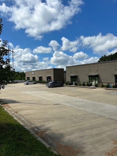 View of uncovered parking lot