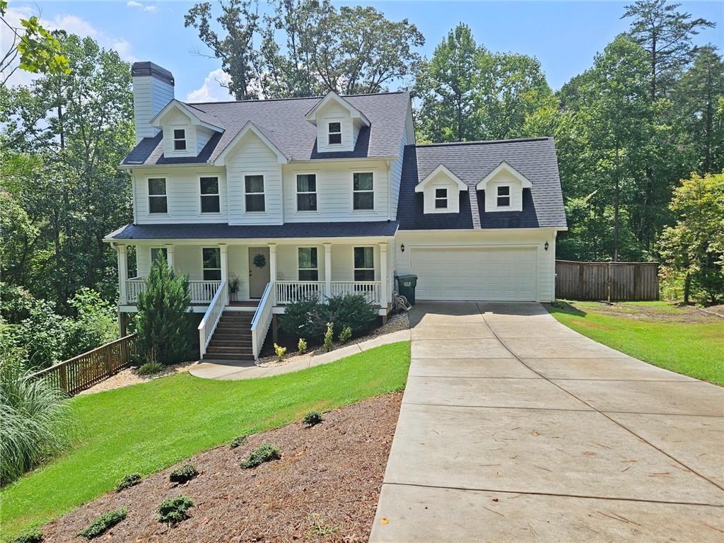 Living with convenience. Located in south lumpkin county with an easy commute to hwy 400. At only 5 years old, this home offers 6bd and 2.5ba above ground and a finished basement with 1 room, 1 full bath and a large living area(finished in 2023). Located on a private 1.14 acres with a fenced in back yard, firepit and storage shed. Walking distance to the neighborhood playground. Main living areas are all hardwood flooring. All bedrooms have BRAND NEW carpet. Basement is all LVP. Main level offers a living room with a wood burning fireplace, kitchen with granite counter tops and custom cabinets, dining area large enough to seat 8, Office/Bedroom with a closet, half bath for guests and a mudroom/laundry entrance from garage. Upstairs, you will find an oversized Primary Suite that you will love. Secondary rooms have large closets!! HOA is only $220 a year. Interior painted 7/31/2025 and septic inspected/pumped 7/29/2025 New Carpet comes with 10yr warranty.
ONLY 15 minutes to downtown Dahlonega and only 2 minutes from the elementary school!!! This home is