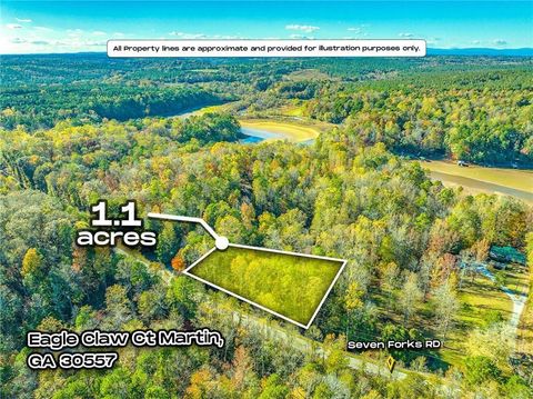 Vacant Land For Sale - Eagle Claw Court<br/> Stephens County, Martin, GA 30557