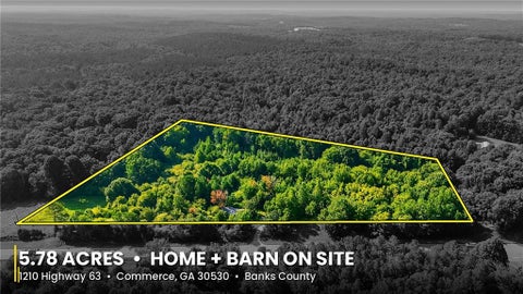 Vacant Land For Sale - 1210 Highway 63<br/> Banks County, Commerce, GA 30530