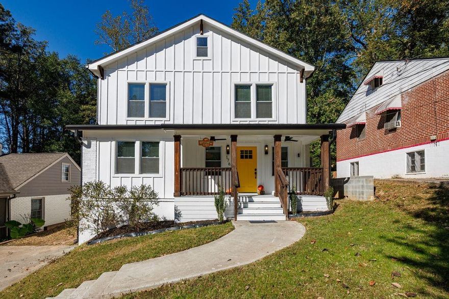 This classic craftsman’s home in the heart of the Westend blends charm with modern elegance. 1761 Stokes Avenue offers 5 large bedrooms and 3 full baths. The rocking chair front porch sets the scene for quiet mornings with coffee or lazy afternoons watching the world go by. Inside, rich details and natural light create a warm, welcoming feel throughout the open living spaces. The fenced yard offers plenty of room for kids or pets to play, while the back deck is ideal for cookouts, gatherings, or simply enjoying the peaceful outdoors. Every detail of this home invites comfort, connection, and a true sense of home. This beautiful home lives well- the main level has a large sitting room, living room, kitchen, playroom/office, two guest bedrooms and full bath.  The Kitchen offers tons of storage and a large island that seats four comfortably.  Dark hardwoods add warmth and a luxurious finish to the main level. The second floor has a large primary bedroom, custom closet, double vanities, soaking tub, large shower, water closet and tons of natural sunlight.  Two large secondary bedrooms, walk-in laundry room and separate office. The location of this home is close to the Beltline, an enjoyable walk or bike ride to Lee+White which boasts restaurants, breweries, bar, food hall, rock climbing gym and more. This area is bustling with new developments such as Murphy Crossing Development, a huge West End Mall revitalization as well as the recent announcement of Atrium Healthcare purchasing The Met site that will surely to bring future equity to the area for homeowners.