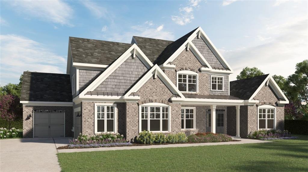 Move in Ready - Save Your Way with Kerley Family Homes getting up to $15K in Savings that can be applied towards Closing costs, permanent or temporary rate buydowns, and/or Design Options. Our current preferred lenders offer multiple programs as well as Down payment Assistance and promotions that can help you skip your 1st 3 mortgage payments. Conditions apply. Reach out to a member of our sales team to learn more. Lot 8. The Emma AA floorplan by Kerley Family Homes. This amazing plan is ideal for those that love the open concept and desire a Owners Suite on the Main. Double entry front doors in this small new community in the Harrison High School District. This home features the Living Room/Study off the 2 Story Foyer with vaulted ceilings and lots of windows for natural light. Coffered ceilings and boxed trim details add to the beauty of the formal Dining Room a covered back patio that overlooks a private backyard that is perfect for all outdoor activities. A gourmet kitchen with ample cabinetry ,quartz countertops, stainless vent hood as with stainless double ovens, gas cooktop, and large kitchen island. The Kitchen is open to the adjoining breakfast room and 2-story family room. The family room features inset lighting beams across the ceiling and a fireplace. A beautiful covered front porch, mud room off the 3-car garage, hardwood floors throughout the main floor, crown molding throughout 1st level. The primary has a trey ceiling with an adjoining bath suite. Three additional bedrooms on the second level with adjoining baths and a media room for entertaining. These ½ acre plus beautifully landscaped lots come with irrigation system. We also include with each home a Builder's Warranty and the installation of the in-wall Pestban system. Some pictures may be of a finished home with the same floor plan and not of this actual home. Model hours are Tuesday – Saturday: 11am-6pm & Sunday- Monday; 1pm-6pm