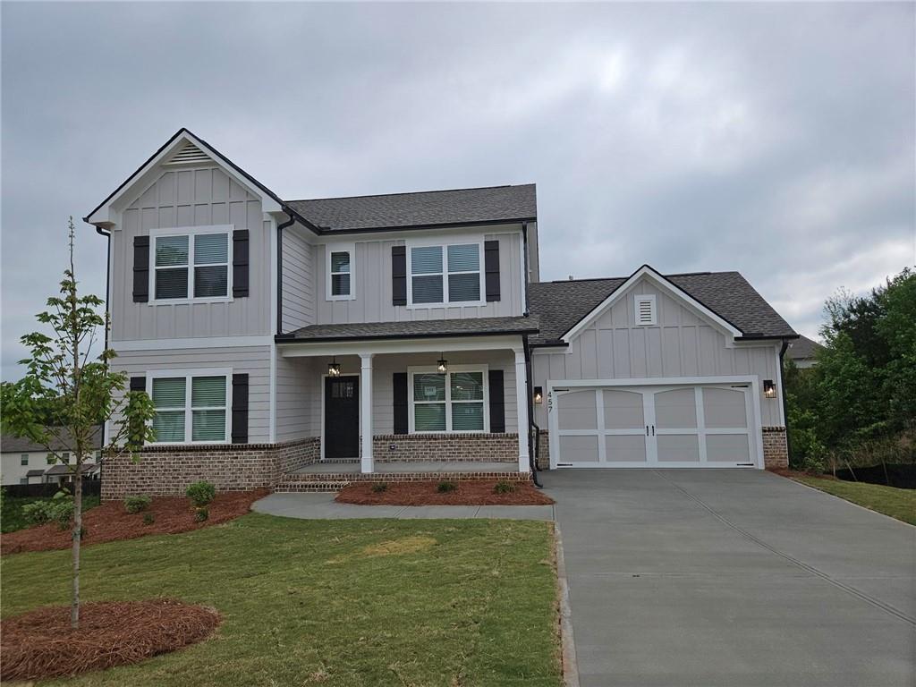 MOVE IN READY !!! - The Jefferson - Versatile 4 bedroom / 3 bath home features a formal dining room, and private guest room on the main level. Large living room with triple window is open to the oversized kitchen with gas cooktop, double wall oven, no divided sink, pantry and breakfast area. Upstairs, the Owner's suite includes a tray ceiling, double vanity, separate tub and shower, linen and oversized closet. The additional 2 bedrooms upstairs both have huge closets. Enjoy your morning coffee on the beautiful covered back deck. **Ask about our Up to 30k towards closing cost with preferred lender **