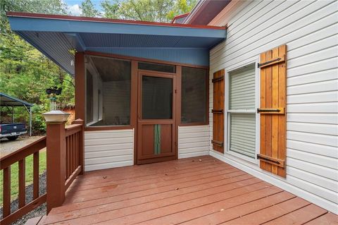 A home in Ellijay