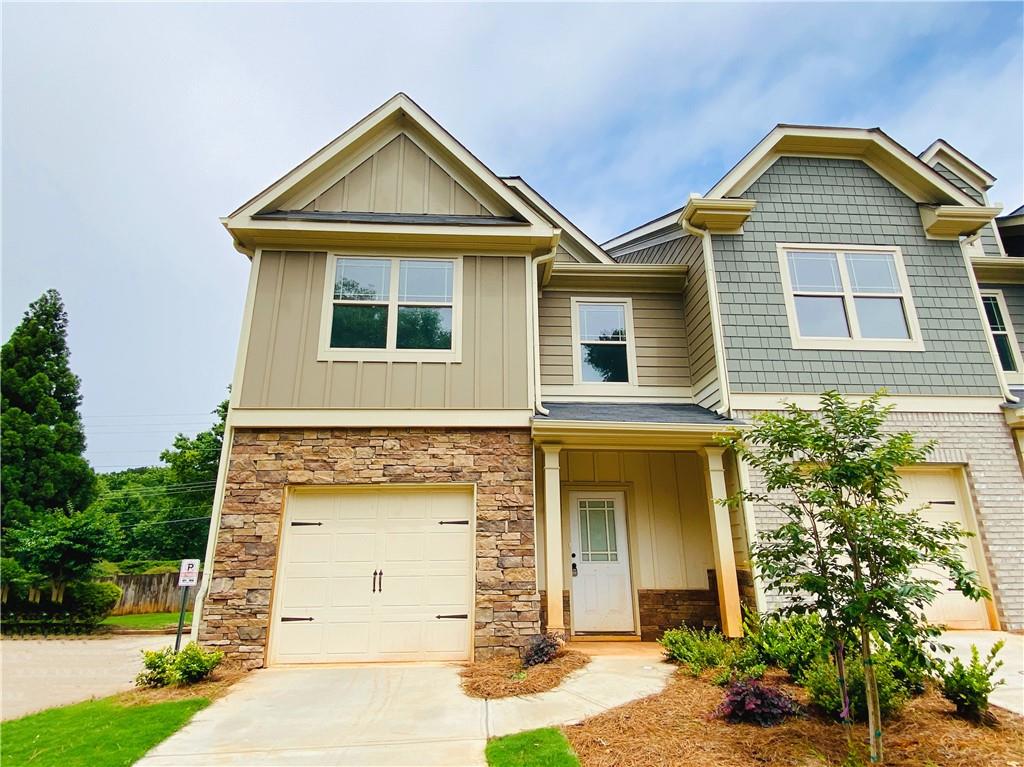 Welcome to this BRAND NEW CONSTRUCTION home. You will be the first family to enjoy the house. 3 spacious bedrooms, 2.5 Baths. Main floor kitchen has stainless steel sink, stainless Steel Range, refrigerator and Microwave. Kitchen Island overlooks the dining area and family room. Master suite with private baths, double vanities, & a walk-in closet. Close to the restaurant, park and shopping area. Minutes from HWY 285. 1 car garage. Small pet welcome. All exterior maintenance is covered by the HOA, so your weekends are free to relax. Move-in ready!