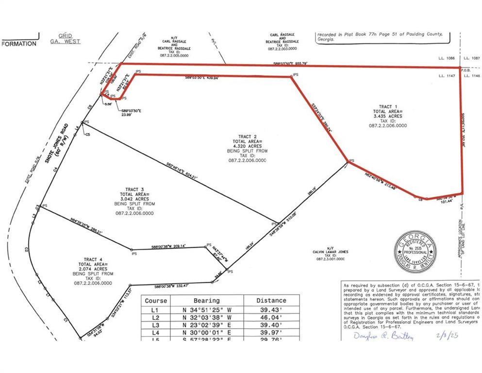 Lot 1 Snote Jones Road, Dallas, Georgia image 1