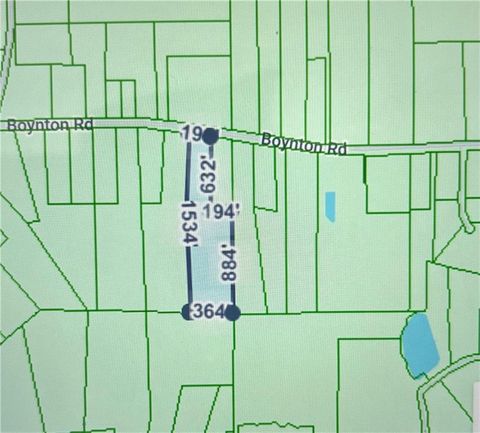 Vacant Land For Sale - 172 Boynton Road<br/> Spalding County, Hampton, GA 30228