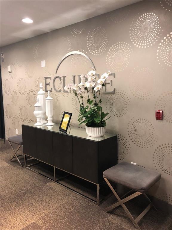 Live in the heart of BUCKHEAD! Fantastic floorplan lives bright and open. 24 hour concierge services and resort amenities spoil you! Swim in the afternoon and gym in the morning! Overlooking the Streets of Buckhead just around the corner for dining, shopping and entertainment!
This unit has a nice floor plan with entry hallway, large laundry closet with full size washer/dryer included! Kitchen with custom cabinetry and appliances. Floor to ceiling windows flood the interior with light and skyline views too!Bedroom has access to balcony. The bath offers a tub/shower and vanity with storage. Generous walk-in closet. The building offers a state of the art fitness center and amazing clubroom! Resort style swimming pool to take in the sun and skyline of Atlanta. Outdoor grilling stations to flip the steaks! On site management is top notch.Controlled access building and parking add security! You will love living at this address!