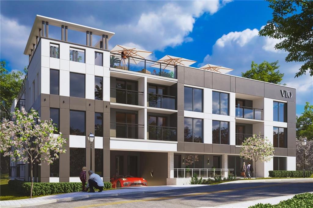 Discover elevated living at VIO Sandy Springs, an exclusive collection of just 17 luxury condominiums in the heart of City Center. Each home offers 10-foot ceilings, floor-to-ceiling windows, Leicht cabinetry, quartz countertops, Miele appliances, wide-plank hardwood floors, and spacious balconies. The primary suite features a spa-like wet room with a freestanding tub and rain shower.
Residents enjoy access to rooftop amenities including a heated plunge pool, fitness studio, summer kitchen, and lounge spaces — with select homes featuring private rooftop terraces. Additional conveniences include gated garage parking, controlled access, private storage, and part-time concierge service.
Steps from the Performing Arts Center, local dining, and City Green, with easy access to I-285, GA-400, and I-75.
Anticipated delivery Fall 2025.