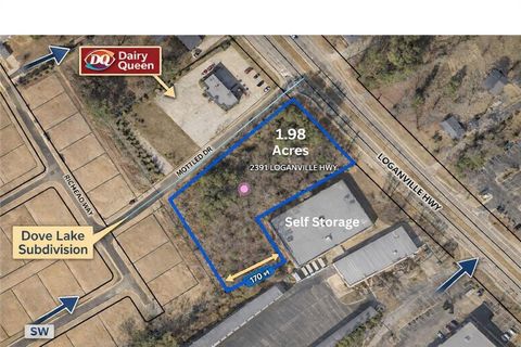 Vacant Land For Sale - 2391 Loganville Hwy Hwy<br/> Grayson, GA 30017