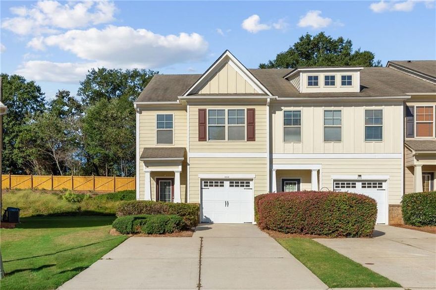 Traditional End-Unit Townhome for Lease. Prime Location in Highly-Desired Alpharetta. Discover this beautifully maintained traditional end-unit townhome located in one of Alpharetta’s most sought-after areas. Combining comfort, convenience, and privacy, this residence offers the ideal setting for families, professionals, or anyone seeking a welcoming home environment.  The main level features a spacious family room that flows seamlessly into a formal dining area, creating an inviting atmosphere for gatherings and daily living. The kitchen offers ample counter space and storage, making meal preparation and entertaining easy and enjoyable. All bedrooms are located upstairs for added privacy. The generous master suite boasts two large closets, ensuring plenty of storage space. The home has been freshly painted, giving it a clean and updated look. Pride of ownership is evident throughout, with meticulous care given to every detail. Enjoy the security and convenience of an attached garage, complemented by a large driveway for additional parking. This townhome is perfectly situated in Alpharetta, close to top-rated schools, shopping, dining, and entertainment options. Easy access to major highways ensures a quick commute to surrounding areas, making this location both practical and desirable.