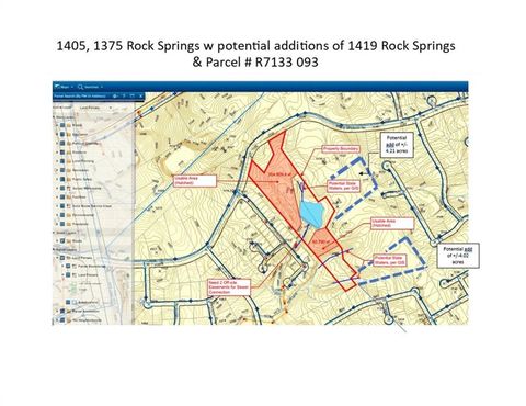 Vacant Land For Sale - 1405 Rock Springs Road<br/> Buford, GA 30519