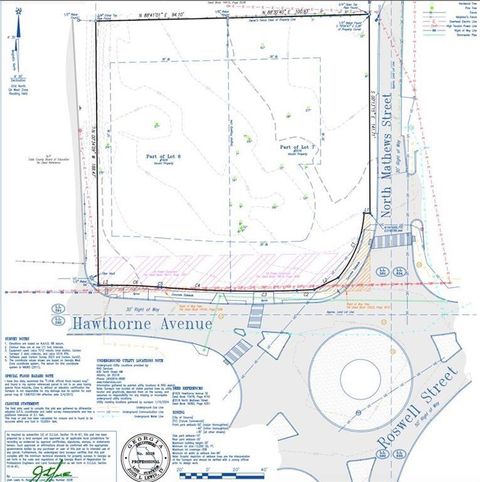 Vacant Land For Sale - 1629 Hawthorne Avenue<br/> Smyrna, GA 30080