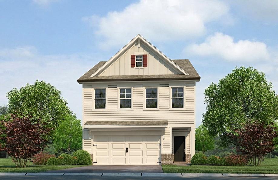 Discover affordable luxury 3-Floor of Living!!! WOW!!! This is the Stunning Waverly C floorplan by Rockhaven Homes. This beautifully designed home offers a modern open-concept layout with high-end finishes and upgrades throughout. Featuring 4 bedrooms and 3.5 bathrooms, this spacious home includes a third-story level, adding (Man Cave or She-Shack) The third floor features a fourth bedroom, a loft space, and an additional full bathroom, making it perfect for a private guest suite, home office, or entertainment area. The owner's suite serves as a private retreat, complete with a walk-in closet and a spa-like bathroom. Enjoy a luxurious separate tub and shower, providing the perfect space to unwind after a long day. The gourmet kitchen is a chef's dream, featuring 42" cabinets with crown molding, granite countertops, and stainless steel appliances, including a range, microwave, and dishwasher. Located in The Retreat at Walden Park, residents enjoy resort-style amenities, including a swimming pool, cabana, playground, and dog park. The community is conveniently located near shopping, dining, and major highways (I-75 & I-285), making commuting a breeze. Refined renderings do not fully reflect the final product.
