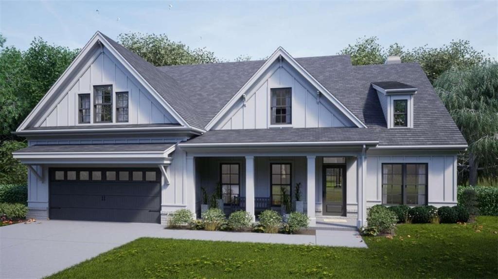 The Addison | Farmhouse Style Home Currently under construction, this stunning home is designed with your family in mind! Featuring 4 bedrooms, 4.5 bathrooms, a study and a 3-car garage, this spacious layout is everything you've been looking for. The exterior showcases charming HardiPlank siding with brick accents, blending classic curb appeal with low-maintenance durability. Inside, the open-concept floor plan highlights a vaulted ceiling in the family room and laminate hardwood flooring throughout the main living areas. The gourmet kitchen includes granite countertops, custom cabinetry, premium lighting fixtures, and a large island, all overlooking the family room for easy entertaining and everyday connection. The luxurious owner's suite features a generous bedroom, a spa-like bathroom, and a custom tile shower for the ultimate retreat. Situated on a spacious 1+ acre lot, this home offers privacy and freedom with no HOA-all while being conveniently located near schools, shopping, and Highway 316. Don't miss your chance to own a beautifully crafted home by Porch Light Communities!