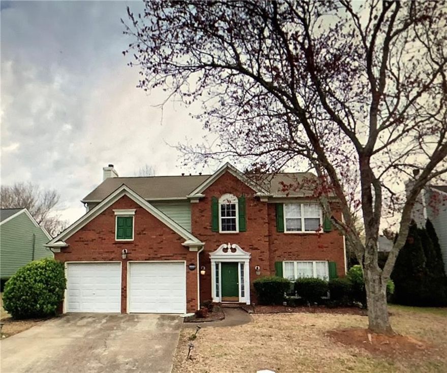 4 bedroom 2.5 bath home in quiet, established East Cobb (Marietta) neighborhood, within boundaries of highly rated schools. Close to shopping, parks, dining, and major roads for easy commute. Traditional 2-Story brick front home with level front yard. Main level consists of dining room, large kitchen with island and view to the family room, with new paint and LVP flooring. There's a powder room on the first level. The second floor consist of large main bedroom with several additional bedrooms and two bathrooms, with a laundry room in the upstairs hallway.