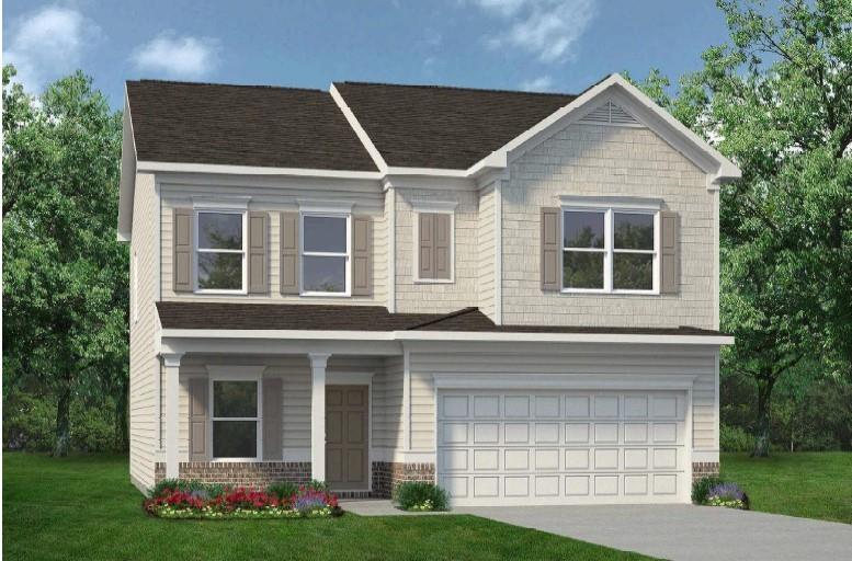 Move in Ready December! The Coleman plan in Kingston Park by Smith Douglas Homes. This plan welcomes you home with a timeless charm and thoughtful design. A covered front porch sets the stage, leading into the dining room or study - ideal for hosting parties or working from home. At the heart of the home, expansive sight lines connect the family room, breakfast area, and a beautifully appointed kitchen featuring an added center island - perfect for gathering, prepping or casual meals. Upstairs, retreat to your private primary suite with a large walk-in closet, while three additional bedroom and a smartly designed compartmentalized bath make busy morning a breeze. The convenient laundry room is centrally located for easy access. Step outside to enjoy a 10X12 covered patio, extending your living space into the fresh air- perfect for morning coffee or weekend barbeques. Stylish Vinyl plank flooring on the first floor and nine ft ceiling heights on both levels add to the spaciousness of the home. Photos are representative of plan not of actual home being built. Seller incentives with the use of preferred lender.