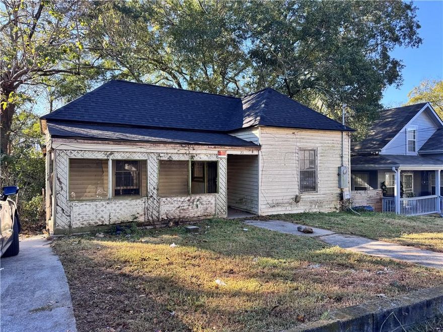 Investors wanted.  This home has been cleaned out and ready for a straight forward and TOTAL rehab.  Make your offer today! Perfect for fix & flip investors looking to increase the value.  Would be a nice addition to a buy-&-hold portfolio.  Sold As-Is.  NO BLIND OFFERS.  Must use seller’s closing attorney