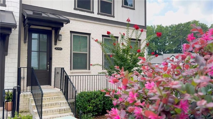 Move right into this spectacularly upgraded, better than new Carver Plan end unit in Parkside at Mason Mill—one of the most sought-after communities near Emory! This stunning 4-bedroom home offers an unbeatable combination of luxury, location, and lifestyle, with an impressive array of owner-selected upgrades throughout. Perfectly positioned near guest parking and close to community amenities, this home is among the most recently constructed in the neighborhood. Designed with both comfort and sophistication in mind, the open-concept layout features high-end wood-style flooring, designer lighting, and abundant natural light throughout thanks to the premium end-unit placement. The heart of the home is a chef’s dream kitchen: oversized quartz island, five-burner gas cooktop, full-height backsplash, KitchenAid stainless steel appliances, and upgraded ceiling-height cabinetry with integrated storage. Adjacent is a custom-built shiplap-accented pantry with a hidden appliance garage and coffee station, and a dual-zone beverage refrigerator. A dedicated office nook with built-in cabinetry and an upgraded designer powder room add functionality and flair. The spacious terrace level offers flexible living space—ideal as a guest suite, home office, playroom, media room, or gym—complete with a full bath and access to the garage. Upstairs, the luxurious primary suite features trey ceilings, and a spa-inspired ensuite with an oversized frameless shower and upgraded floor-to-ceiling tile. Two additional bedrooms and another full bath complete the upper level, with every bathroom thoughtfully customized with designer finishes. The garage has a dedicated 240-volt circuit for EV charging. Parkside at Mason Mill delivers resort-style living in-town, with amenities including a pool, fitness center, fully furnished clubhouse, business center, scenic walking trails, and a creekside dog park. Enjoy direct access to Mason Mill Park and the South Peachtree Creek Trail, which connects seamlessly to Emory. With unbeatable proximity to Emory, the CDC, VA Hospital, Scottish Rite, Toco Hills and downtown Decatur—as well as shopping, dining, and entertainment—this home offers exceptional value and convenience in one of Atlanta’s premier locations.