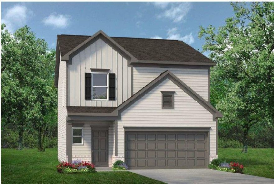 Move in Ready February 2026! The Buford II Plan in Smith Douglas Homes' Fair Oak community. The Buford II features a central family room with a fireplace offers easy access to the covered patio. An efficiently laid-out kitchen with a peninsula for extra seating, beautifully stained cabinets, granite counters and a tile backsplash along with an adjacent breakfast nook provide ample cooking and dining space. Upstairs, you will find a versatile loft with space for a fitness room, playroom or home office. A private Owner's suite features a separate shower and garden tub with double sinks and a large walk-in closet. Two secondary bedrooms, a full bath, and a convenient laundry room complete the second floor. Vinyl plank flooring throughout the first floor and Nine ft ceiling heights! Photos are representative of plan not of actual home. Seller incentive with use of preferred lender.