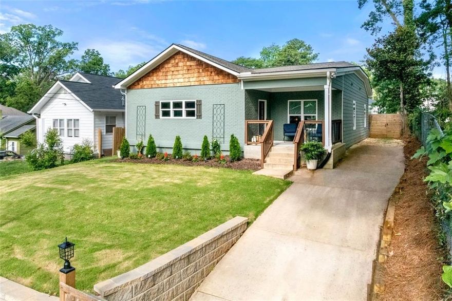 Stunning Totally Renovated Ranch Home in the Heart of the Highly Sought-After West End. Welcome to this entertainer's dream home, perfectly located in a thriving neighborhood with fantastic neighbors. Located just a short stroll to the vibrant West Side Beltline, featuring multiple breweries, a brand-new food hall featuring an array of restaurants and bars, and a cozy coffee shop - all just steps away! Also walking distance to Beltline Pickleball Complex, Patchworks Community Garden and Outdoor Activity Center. This sprawling 2,575 sq ft ranch home is an absolute gem, featuring an open concept living and dining area that's perfect for hosting gatherings and making memories. The kitchen is a chef's dream, with a massive 12ft island that serves as both a culinary workspace and a gathering hub. The living room features a modern gas, vent less fireplace to create cozy nights. Boasting 4 spacious bedrooms and 3.5 bathrooms, this home is designed for comfort and convenience. Nearly every room includes an en-suite bathroom, providing ultimate privacy. The fourth bedroom, currently being used as a home office, easily converts back into a bedroom with its large closet and attached bathroom. LVP flooring throughout except for new Berber carpet in bedrooms. Step outside into your own private oasis. The backyard features a tall, horizontal slat privacy fence that makes it an ideal retreat from the city hustle and bustle. An additional privacy gate on the driveway adds to the security and tranquility of this unique property. Renovation also included new roof, HVAC system, and hot water heater. Whether you're hosting friends or enjoying a quiet moment at home, this property offers the perfect balance of privacy, style, and convenience. Don't miss out on this incredible opportunity to own a piece of the highly sought-after West End!