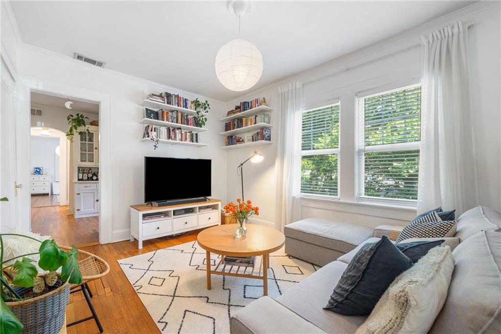 Location and Walkability! This charming unit sits in the heart of the Virginia-Highland neighborhood, walking distance from Ponce City Market and the Beltline. One of the largest units in the building, it includes ample living space, a spacious bedroom, a dining area and private back deck. The home boasts hardwood floors throughout and has great natural light! There is plenty of street parking as well as one designated spot behind the building. This stunning unit speaks for itself... book a showing today!