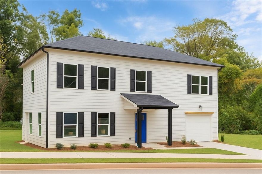 This home is a thoughtfully designed new construction home located in the Sylvan Hills and boasts 4 Bedrooms, 2.5 bathrooms and is on 0.5 acres and has an attached garage which is a coveted and rare feature for the area. The location is equally appealing as the home itself as it’s just minutes from the BeltLine, Lee + White, and West End’s lively scene.
Inside you’ll immediately feel the openness of the main level floorplan, where the living, dining, and kitchen spaces connect naturally, creating an inviting sense of togetherness without sacrificing definition. The large windows draw in natural light and frame the simple beauty of the home’s clean lines and classic finishes. The kitchen is both stylish and functional, anchored by a large island, quartz countertops, soft-close cabinetry, and sleek black hardware that ties everything together. Whether you’re cooking, hosting, or catching up with family, this space makes it easy to feel at home. A full bath on the main level adds convenience, and the rare attached one-car garage offers secure parking and additional storage, a true find in this area.
Upstairs, the layout strikes a perfect balance between private retreat and practical design. The primary suite is spacious, with its tray ceiling, generous walk-in closet, and an ensuite bath featuring a dual vanity, black matte fixtures, and a walk-in shower with a subtle modern edge. Down the hall, you’ll find three additional bedrooms, a shared bath, and a separate laundry room, making everyday living effortless.
Every detail was considered, from the layered neutral palette to the durable flooring and thoughtfully placed windows that keep the home bright and connected to its surroundings.
1005 Astor Avenue brings the best of modern living to one of Atlanta’s most vibrant, evolving neighborhoods. where community, tree-lined streets, and future BeltLine expansion make this not just a home, but an investment in lifestyle and location.