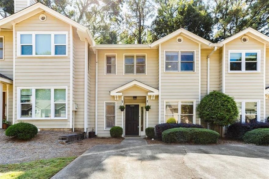 Welcome to 232 Peachtree Hollow Court - the perfect balance of comfort, convenience, and value.  This charming townhouse is nestled in the heart of Sandy Springs, offering a prime location just minutes from major highways, shopping centers, and popular dining and entertainment. Whether you're commuting, running errands, or enjoying a night out, everything you need is right at YOUR doorstep.    Inside, you'll find a warm and inviting layout ideal for both relaxing and entertaining. With its functional floor plan and thoughtful details, this home is well-suited for first-time buyers, young professionals, or anyone looking to enjoy low maintenance living without sacrificing comfort or style. Step outside and enjoy a quiet, well-kept community, WHILE still being close to the energy of Atlanta. It's the best of both worlds-suburban ease with urban access. HIGHLIGHTS:    Prime Sandy Springs location near GA-400 and I-285, minutes from Perimeter Mall, shopping plazas, restaurants, and more. A fabulous starter home or investment opportunity, and low maintenance living in a sought-after community! Don't miss this opportunity to own in one of Atlanta's most desirable areas. 232 Peachtree Hollow Court is ready for its next owner! Schedule your showing today!