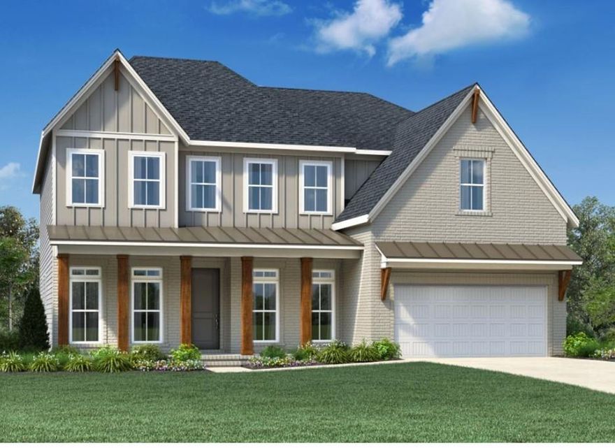 NEW TOLL BROTHERS HOME UNDER CONSTRUCTION! Open-concept living shines in the Antioch’s sophisticated design. The expansive foyer opens into a bright flex room and a conversation lounge/dining room, and further beyond is a light filled soaring two-story great room. Adjacent, the well-designed kitchen is highlighted by a sizable casual dining area, rear yard access, a large center island with breakfast bar, plenty of counter and cabinet space, an ample walk-in pantry, and a butler pantry. The superb primary bedroom suite is enhanced by a splendid tray ceiling, a spacious walk-in closet, and an elegant primary bath with a dual-sink vanity, a large soaking tub, a luxe shower with seat, linen storage, and a private water closet. Secondary bedrooms feature walk-in closets and private baths. Additional highlights include a desirable first-floor bedroom suite, laundry room upstairs, convenient powder room and everyday entry, and plenty of extra storage. An easy walk to the resort-style amenities in this community will make your family feel they're on vacation year-round. Between our luxury pool, playground, park, fire pit lounge, and sidewalk lined streets there's something for everyone! Experience the luxury you've always wanted by scheduling a tour today. Freestone Station is a community of 100 homes with convenient access to shopping, dining, and top-rated Cobb County schools. Just minutes from Marietta Square, the Avenue of West Cobb, and the Battery, with easy access to the airport. Toll Brothers has been trusted since 1967 to offer the best in luxury home building. For 10 Years Toll Brothers has been ranked #1 Builder Worldwide on FORTUNE Magazine's "World's Most Admired Companies" list. Come experience the Toll Brothers difference! Please ask us about additional incentives when using Toll Brothers Mortgage.