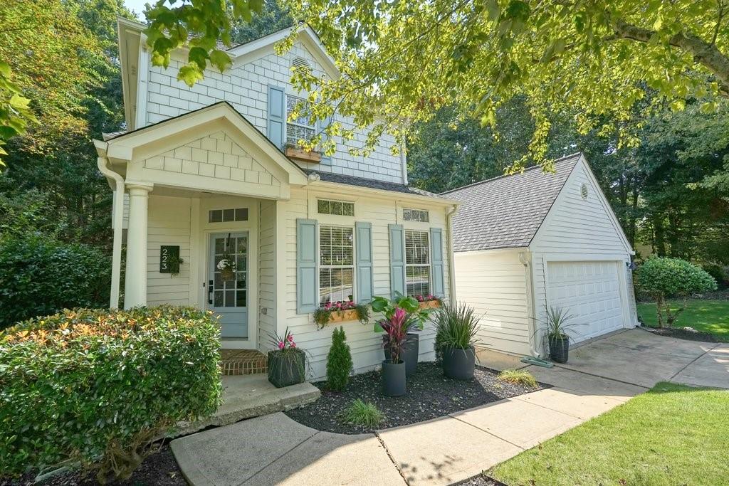 Rare BridgeMill Cottage with a Finished Basement & Private Backyard! This Adorable Cottage is bursting with character & designed with timeless charm. Refinished hardwood floors throughout main floor, Renovated Kitchen with New White Cabinets, Quartz Countertops. Upstairs includes Master Suite and 2 Guest Bedrooms joined by shared Bathroom. Full Finished Basement offers a Living Area, Bedroom or Flex Space, Wet bar with Cabinets, and Full Bathroom. No Carpet is found in this home! Outdoor Enthusiast will love the Outdoor Space which includes a Screened in Lower Patio, Large Upper Deck, Picket Fence, Wooden Outdoor Steps, Fire Pit and an adorable Tree House. Front Yard was recently updated with beautiful Zoysia Grass. Exterior of Home was Repainted, New Roof less than 2 years old, and New Hot Water Heater. BridgeMill Athletic Club offers exceptional resort-like amenities such as Golf, Swim, Tennis, Pickleball, and more!