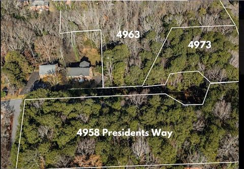 Vacant Land For Sale - 4958 Presidents Way<br/> Tucker, GA 30084