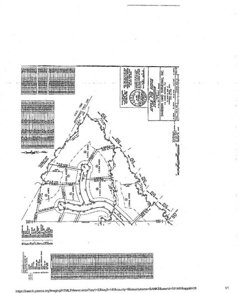 Vacant Land For Sale - 39 Planters Creek Drive<br/> Banks County, Baldwin, GA 30511