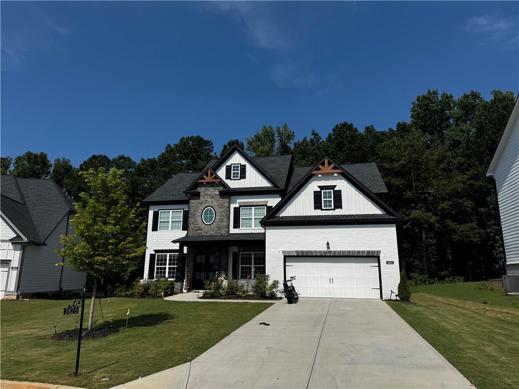 Experience luxury living in this nearly new 5-bedroom, 4-bathroom Toll Brothers home in the prestigious Holbrook Reserve community of Cumming, GA—built in 2023 with premium upgrades throughout. ********Boasting 3,689 sq ft of thoughtfully designed space, this elegant home features a soaring two-story family room with bay windows and a tile-faced fireplace, a chef’s kitchen with quartz countertops, stainless steel appliances, and a large center island, plus a stylish home office with French doors. ******** Enjoy a guest suite on the main level, spa-like bathrooms, designer finishes, blackout zebra blinds, a smart irrigation system, and a spacious upstairs with additional bedrooms and laundry. ********The open-concept layout includes a formal dining area, butler’s pantry, and grand staircase, all located in a top-rated Forsyth County school district with access to resort-style amenities including a pool and tennis courts. ********Conveniently close to GA-400, shopping, and dining—this upscale, move-in ready rental offers the perfect blend of comfort, style, and location.