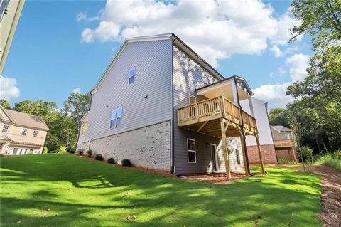 A home in Dawsonville