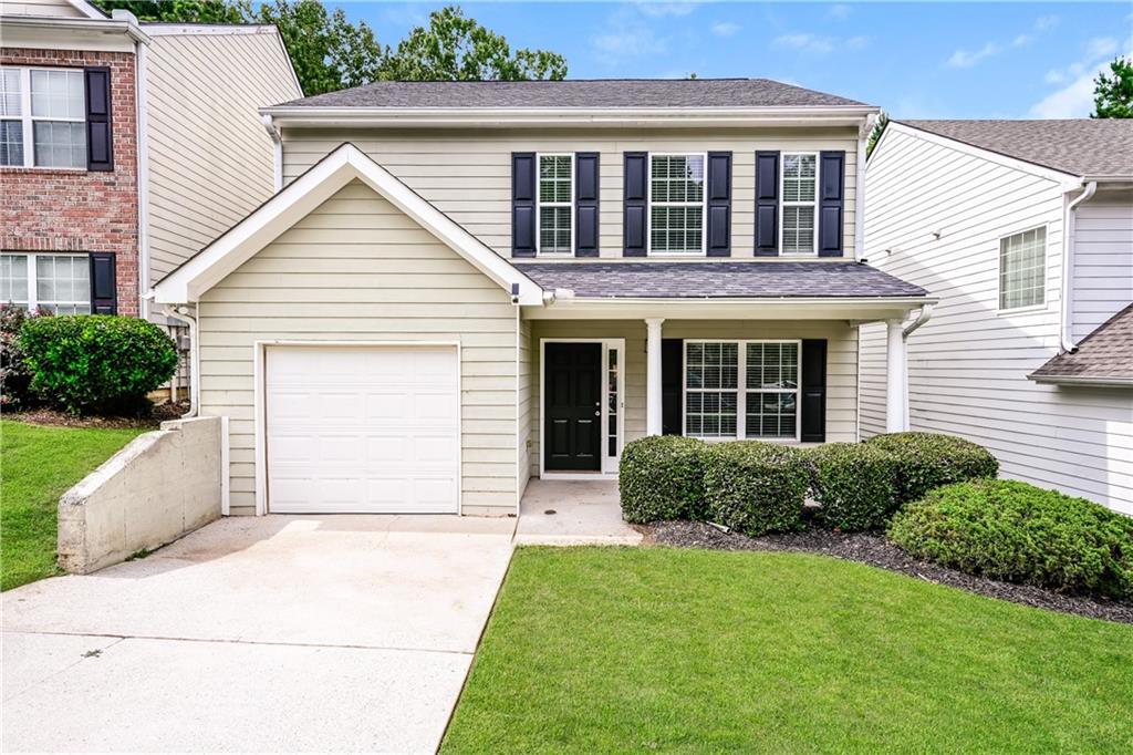 Four Bedroom, Three Bathroom Traditional home located in Ravenwood Community in the Langston Hughes High School District. Entering the home, you will find the Bedroom to the right, Kitchen and Dining Room to the Left and Living Room straight ahead. Kitchen features White Cabinets, Granite countertops and Stainless Steel appliances. Primary Suite is located on the Second Level with Primary Bath that includes double vanity, separate soaking tub and shower. Two Secondary Bedrooms and One Secondary Bathroom. Laundry Room is located on the Main Floor off of the Kitchen. One Car Garage. Sloped wooded Backyard.