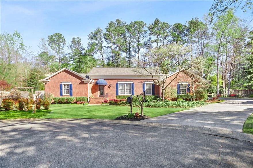 Great news! We've just adjusted the price to make this beautiful home an even more incredible value. It's the perfect time to take advantage of this opportunity—don’t miss your chance to make it yours! This beautiful 3-bedroom, 3-bathroom home is located in the desirable Marietta, GA, within the highly sought-after Wheeler High School district. A solid, 4 sided brick designer ranch house, perfectly situated at the center of the cul-de-sac on a flat landscape atop a low hill harmonizing beautifully with its serene surroundings.
 The interior of the home was freshly painted inside and out in 2024, giving it a modern, updated feel throughout. The home features 9-foot ceilings, enhancing the spaciousness and open flow of the living areas. A new roof was also installed in 2022, adding durability and peace of mind for the buyer. A new water heater was installed in 2021, ensuring efficiency and reliability.
A new fence, also installed in 2022, adds privacy and security to the backyard, making it perfect for outdoor gatherings or play. The bathrooms have been updated with new tiles, adding a stylish and fresh touch to each space. Additionally, new outlets, switches, and light fixtures were installed, giving the home a polished, modern look. The kitchen boasts functional design with ample counter space and cabinets for all your cooking needs. Enjoy stunning lake views from the property, creating a serene and peaceful atmosphere. Located near shopping, restaurants, and local amenities, this home combines both practicality and lifestyle. It’s an ideal place for those seeking a family-friendly neighborhood with excellent schools and easy access to everything Marietta has to offer.