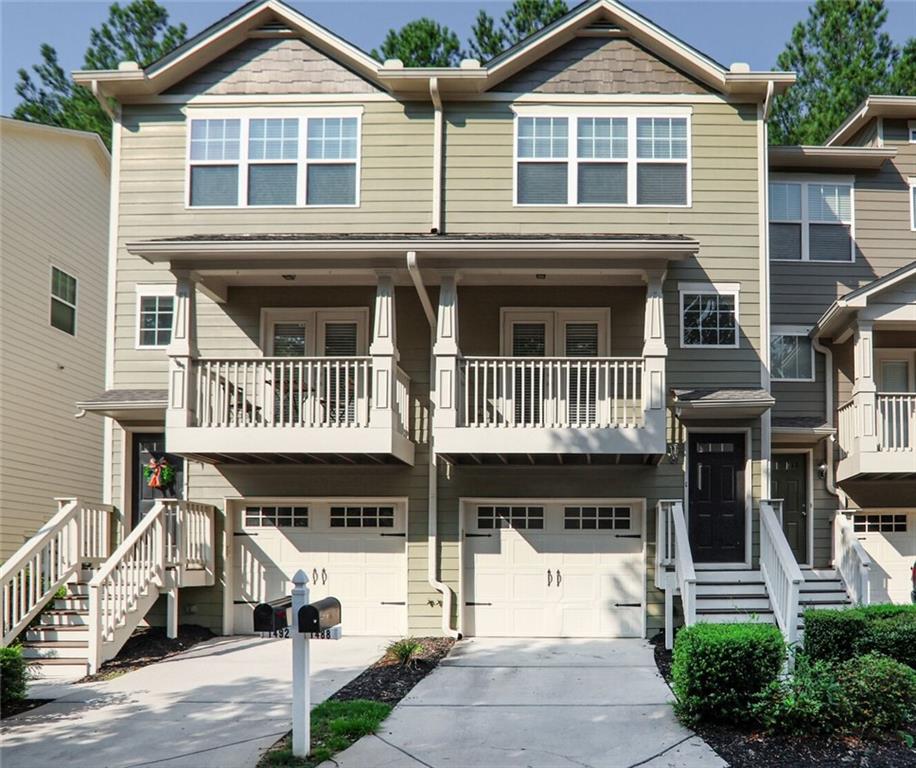 ***Home may qualify for more than $50,000 in Down Payment Assistance*** Welcome to your new home in the heart of Atlanta’s sought-after Liberty Park community! This stylish 3 bedroom 3.5 bathroom townhome is perfect for first-time homebuyers and city-lovers looking for modern comfort and unbeatable convenience. The main level features a spacious living room that opens to a private front balcony—perfect for morning coffee or evening vibes. The eat-in kitchen boasts an island, pantry, and direct access to a back patio—ideal for entertaining, or simply unwinding in your own space. A convenient half bath completes the main floor. Upstairs, enjoy privacy and comfort with two full bedrooms, including a primary suite with a double vanity and a walk-in closet. The additional bedroom with its own full bath is perfect for a roommate setup. The lower level features a bedroom with its own private bathroom that is great for a guest suite or home office. Located in a gated community that offers a swimming pool and dog park. Walkable to neighborhood shops, restaurants, and grocery store. Minutes from the Beltline, Silver Comet Trail, Top Golf, West Midtown, downtown Atlanta, and major interstates. This move-in-ready home offers the perfect balance of lifestyle and location. Don’t miss your chance to live where you love!